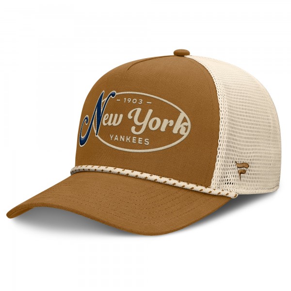 Бейсболка New York Yankees Fanatics Brown A-Frame Trucker