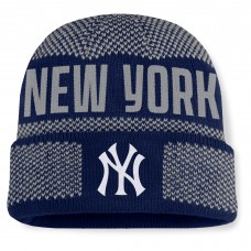 New York Yankees Fanatics Navy Rotation Cuffed Knit Hat
