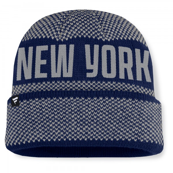 New York Yankees Fanatics Navy Rotation Cuffed Knit Hat