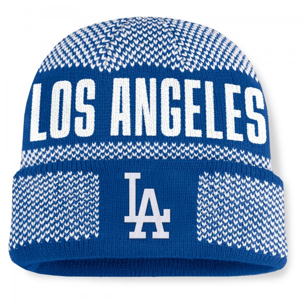 Los Angeles Dodgers Fanatics Royal Rotation Cuffed Knit Hat