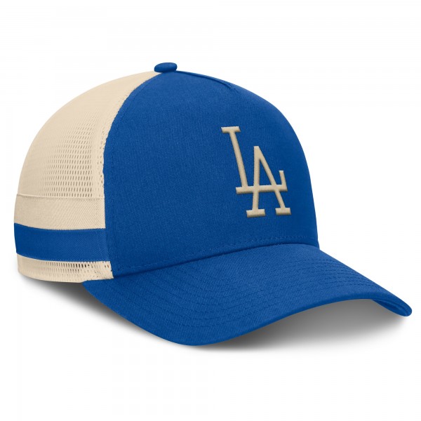 Бейсболка Los Angeles Dodgers Fanatics Royal/Natural Inherited Side Stripe Trucker