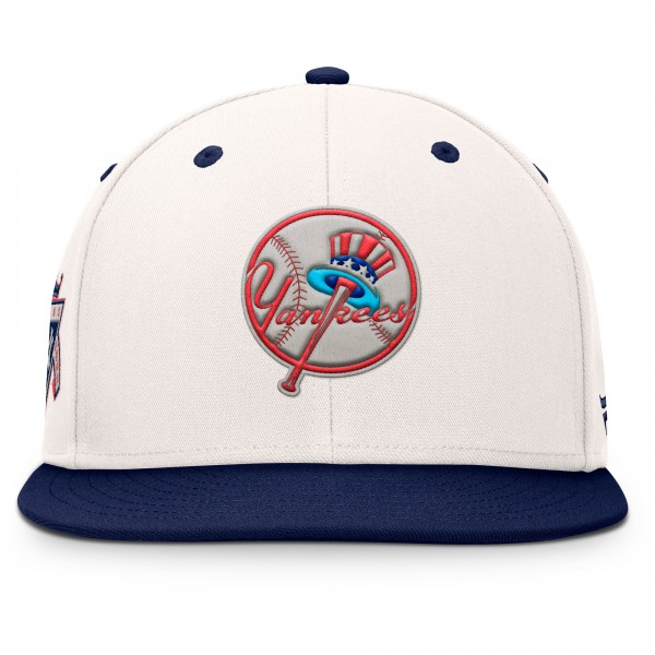Бейсболка New York Yankees Fanatics Cream/Navy Unit
