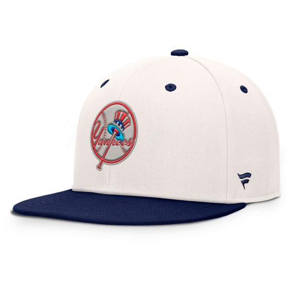 Бейсболка New York Yankees Fanatics Cream/Navy Unit