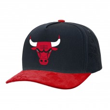 Бейсболка Chicago Bulls Mitchell & Ness Black/Red May Flowers