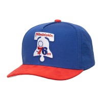 Бейсболка Philadelphia 76ers Mitchell & Ness Blue/Red May Flowers