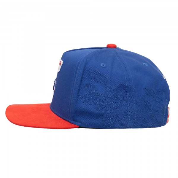 Бейсболка Philadelphia 76ers Mitchell & Ness Blue/Red May Flowers