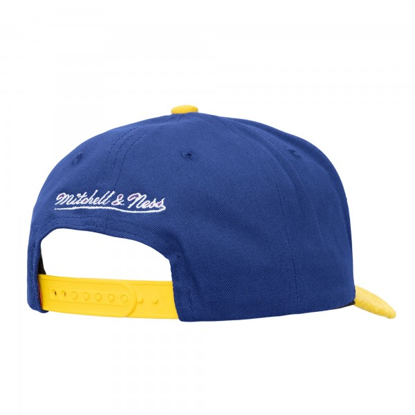 Бейсболка Golden State Warriors Mitchell & Ness Blue/Gold May Flowers