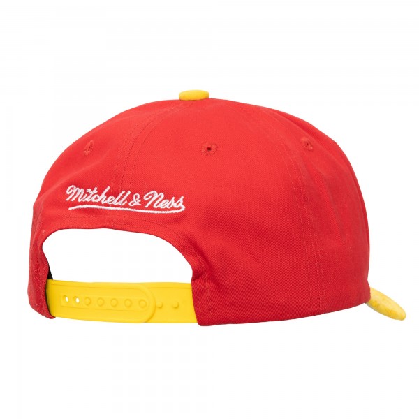 Бейсболка Houston Rockets Mitchell & Ness Red/Yellow May Flowers