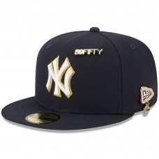 Бейсболка New York Yankees New Era Navy 2025 59FIFTY Day 59FIFTY with Pins