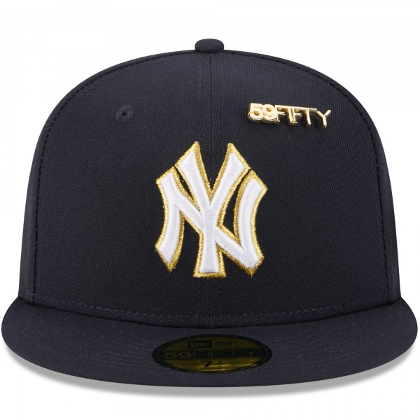 Бейсболка New York Yankees New Era Navy 2025 59FIFTY Day 59FIFTY with Pins