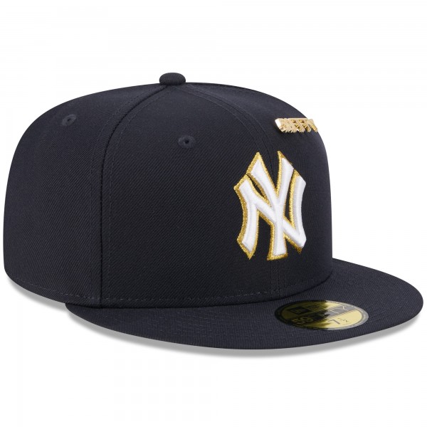 Бейсболка New York Yankees New Era Navy 2025 59FIFTY Day 59FIFTY with Pins