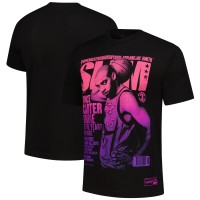 Toronto Raptors Vince Carter Mitchell & Ness Black SLAM Gradient T-Shirt