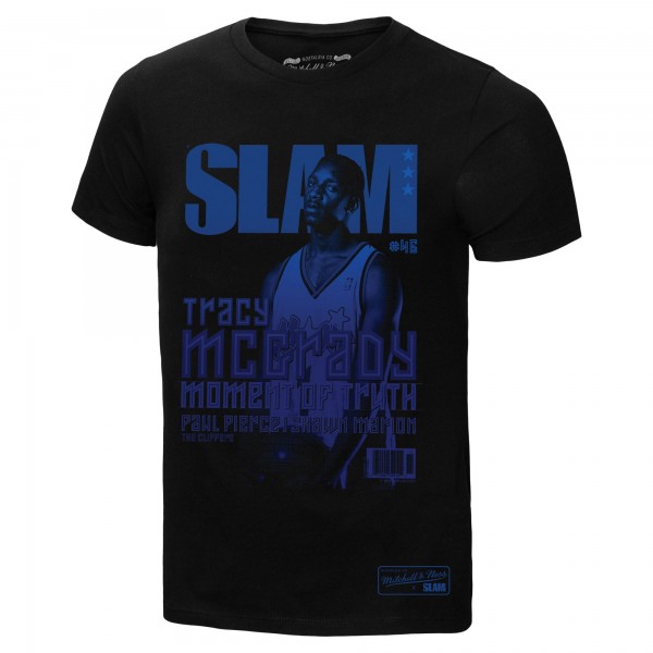 Футболка Orlando Magic Tracy McGrady Mitchell & Ness Black SLAM Gradient
