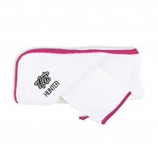 Infant Brooklyn Nets Chad & Jake Personalized Hooded Towel & Mitt Set