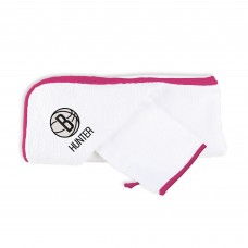 Infant Brooklyn Nets Chad & Jake Personalized Hooded Towel & Mitt Set