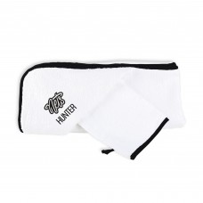 Infant Brooklyn Nets Chad & Jake Personalized Hooded Towel & Mitt Set