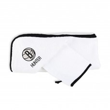 Infant Brooklyn Nets Chad & Jake Personalized Hooded Towel & Mitt Set