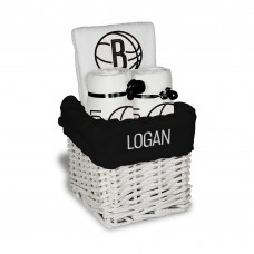 Brooklyn Nets Chad & Jake Infant Team Logo Personalized Small Basket
