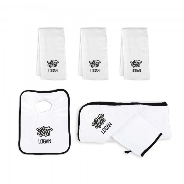 Малышам Brooklyn Nets Chad & Jake Team Logo Personalized Medium Basket