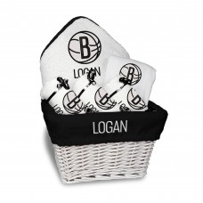 Infant Brooklyn Nets Chad & Jake Team Logo Personalized Medium Basket