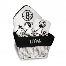 Infant Brooklyn Nets Chad & Jake Team Logo Personalized Medium Basket
