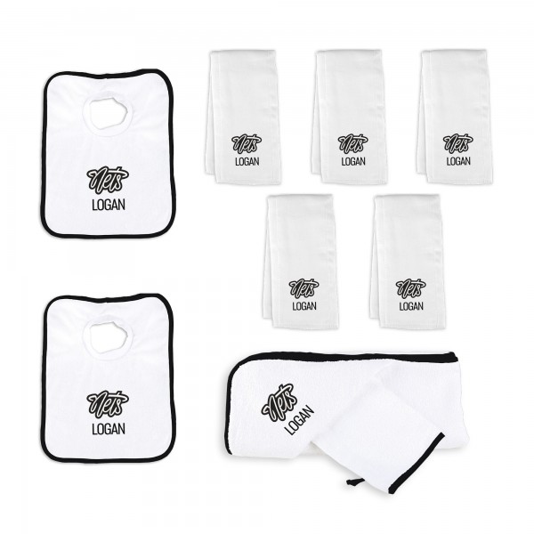 Infant Brooklyn Nets Chad & Jake Team Logo Personalized Large Gift Basket