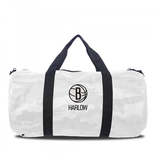 Именная спортивная сумка Brooklyn Nets Chad & Jake Youth - White