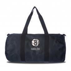 Именная спортивная сумка Youth Brooklyn Nets Chad & Jake Black