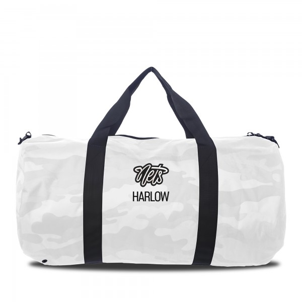 Именная спортивная сумка Brooklyn Nets Chad & Jake Youth - White