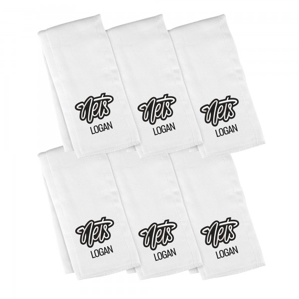 Brooklyn Nets Chad & Jake Infant Personalized Burp Cloth 6-Pack