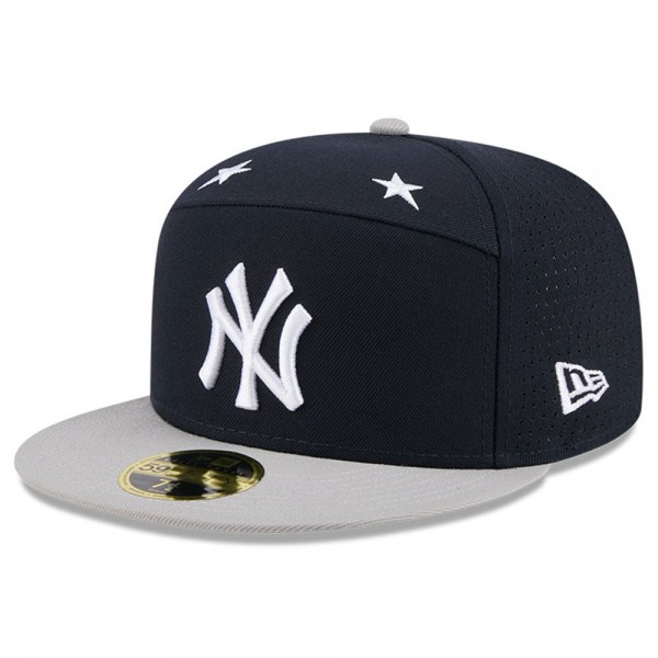 Бейсболка New York Yankees New Era Navy/Gray 2025 MLB All-Star Game Side Patch 59FIFTY
