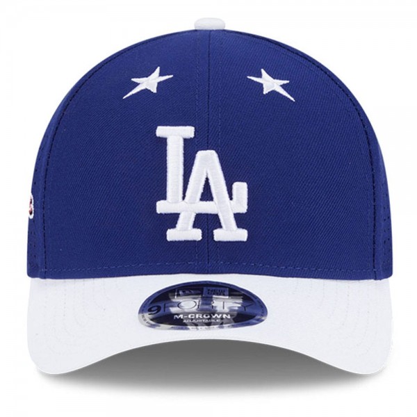 Бейсболка Los Angeles Dodgers New Era Royal/White 2025 MLB All-Star Game 9FORTY M-Crown