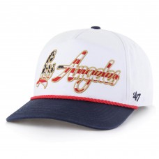 Бейсболка Los Angeles Dodgers 47 White Patriotic Overhand Hitch