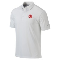 Toronto Raptors Columbia White Omni-Wick Drive Polo