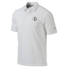 Поло Brooklyn Nets Columbia White Omni-Wick Drive