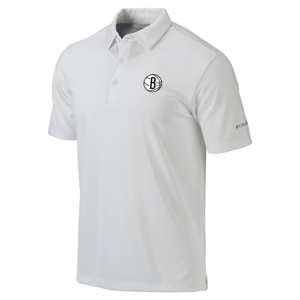 Поло Brooklyn Nets Columbia White Omni-Wick Drive