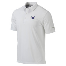 Поло Charlotte Hornets Columbia White Omni-Wick Drive