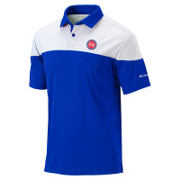 Detroit Pistons Columbia Blue Omni-Wick Best Ball Polo