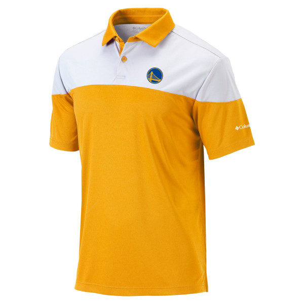 Поло Golden State Warriors Columbia Gold Omni-Wick Best Ball