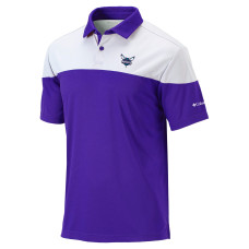 Поло Charlotte Hornets Columbia Purple Omni-Wick Best Ball