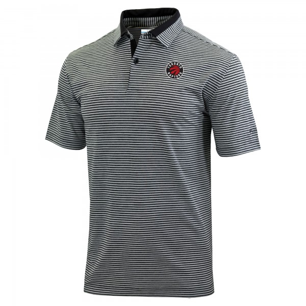 Toronto Raptors Columbia Black Golden Hills Polo