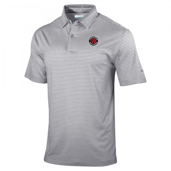 Toronto Raptors Columbia Gray Golden Hills Polo