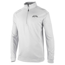 San Antonio Spurs Columbia White Oakland Downs Quarter-Zip Pullover