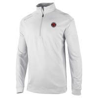 Toronto Raptors Columbia White Oakland Downs Quarter-Zip Pullover