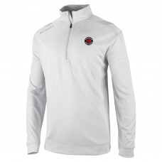 Toronto Raptors Columbia White Oakland Downs Quarter-Zip Pullover