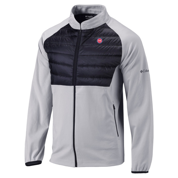 Detroit Pistons Columbia Gray In The Element Full-Zip Jacket