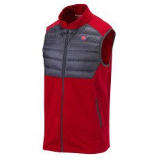 Detroit Pistons Columbia Red Omni-Wick In The Element Full-Zip Vest