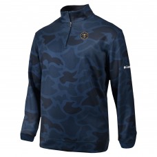Denver Nuggets Columbia Navy Omni-Wick Wickhams Hills Quarter-Zip Pullover Top