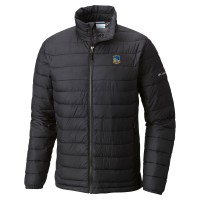 Куртка Golden State Warriors Columbia Black Powder Lite Omni-Heat Reflective