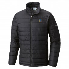 Куртка Golden State Warriors Columbia Black Powder Lite Omni-Heat Reflective
